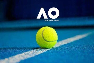 Professional DJ providing entertainment at the Australian Open tennis tournament in Melbourne