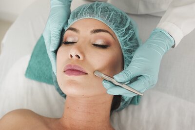 woman in a medical spa