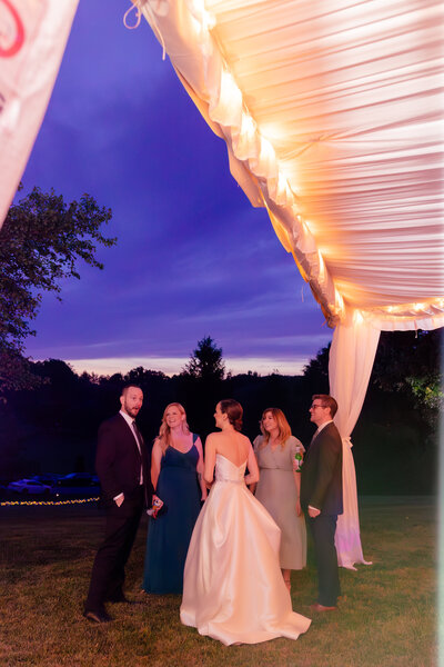 Great Fall Virginia Backyard Wedding in the Spring in DC