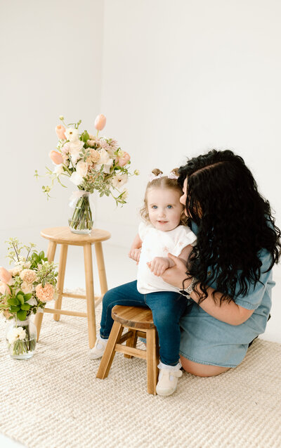 Self Portrait of Idaho Falls Photographer, Idaho Falls Lifestyle Photographer, Mommy and Me Session, Winter Session, Judith Photo Co