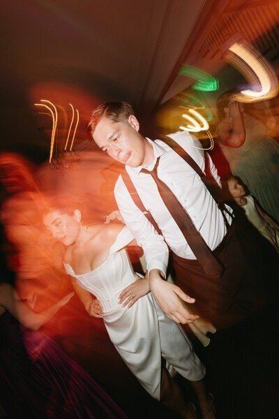 Candid wedding dance floor photo taken by photographer in Puerto Rico

