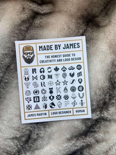 made by james logo design book