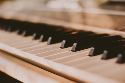Picture of piano keys