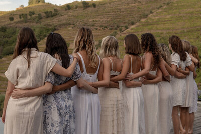 women gathering for an authentic flow retreats