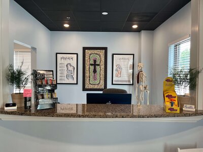 front office for Joyful Chiropratic 