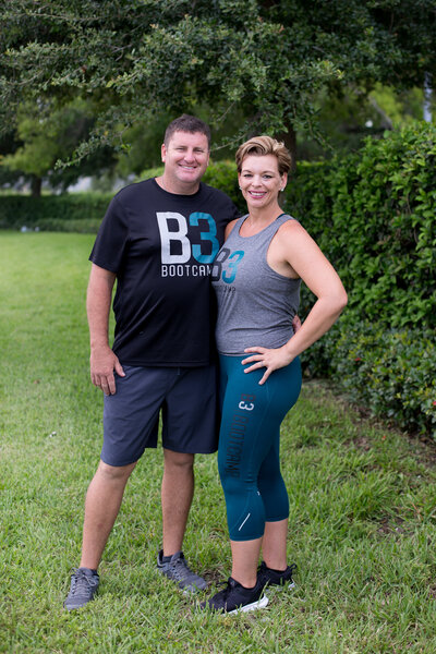 Owners of b3 Bootcamp Orlando, Ryan and Jamie