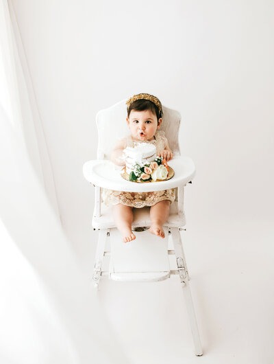 Cake smash photographer in Morris county NJ