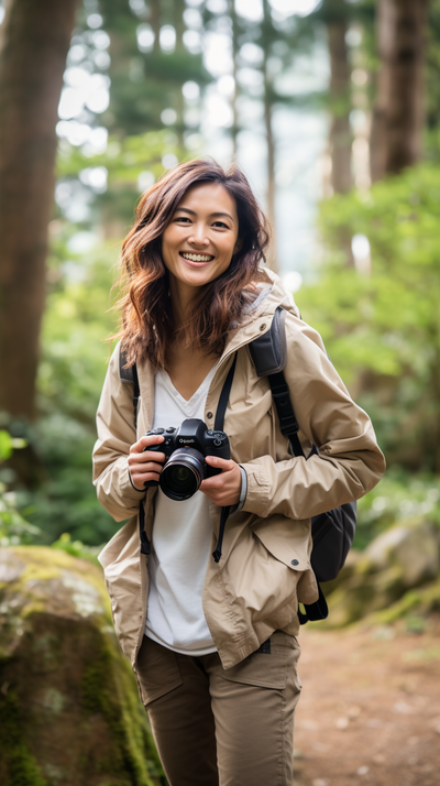 Photographer with camera 