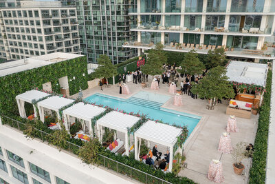 Bride and Bridesmaids getting ready and celebrating
