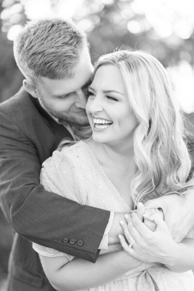 couple laughing by Wedding Photographer in Indianapolis Courtney Rudicel