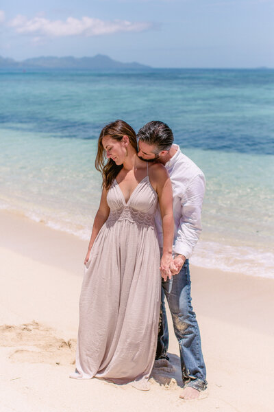 beautiful couple on beach