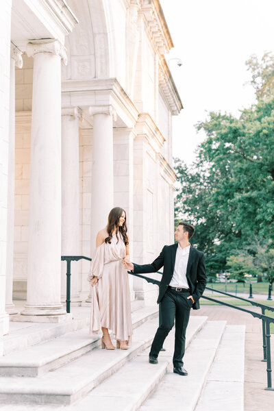 Lovely Engagement Session at the Memphis Brooks Museum - Memphis Wedding Photographer