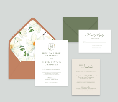 Wedding invitation custom mockup by Liz Theal Designs