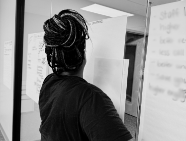 female entrepreneurs working together in community business intensive