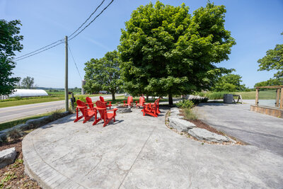 13762 Loyalist Parkway retail building patio fire pit