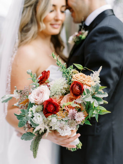 Romantic fall wedding at Phoenixville Foundry