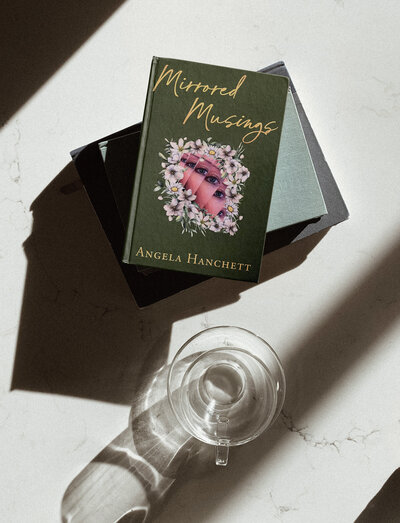 AI Book Hardcover With Shadows Mockup