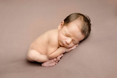 Photo of an adorable baby boy