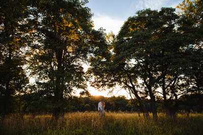 sunset engagement photography at manassas battlefield in northern virginia