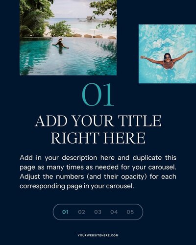 carousel layout dark