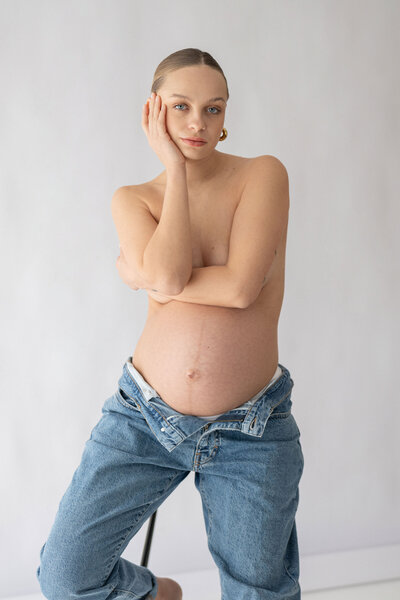 Immortaliser sa grossesse avec une photographe professionnelle