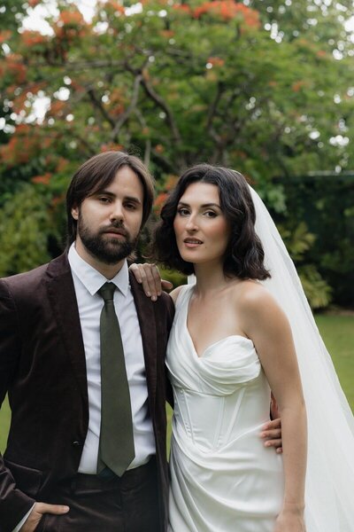Cinematic couple portrait by wedding photographer San Juan Puerto Rico

