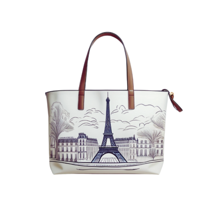 Sustainable Market Tote in Star of Paris Showit Template Representing Parisian Style