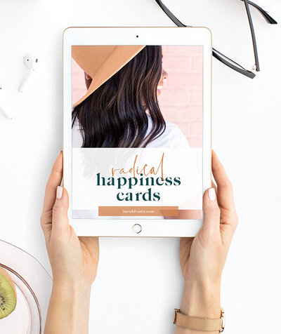 Free Radical Happiness Cards_how to feel happier