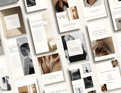 Minimalistische Instagram templates