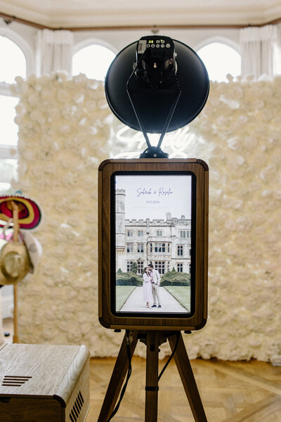 Farleigh House Photo Booth Setup for weddings and corporate events