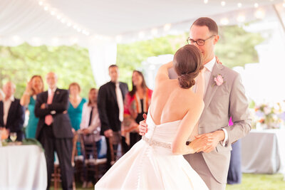 Great Fall Virginia Backyard Wedding in the Spring in DC