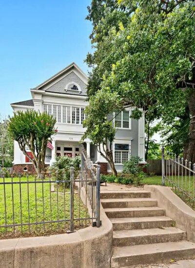 Historic rental home in downtown Waco, TX