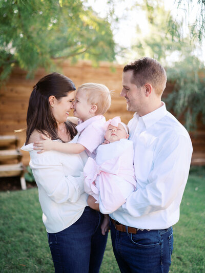 in home newborn photo session in Lake Highlands, North Dallas