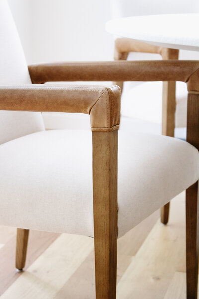Detail shot of chairs