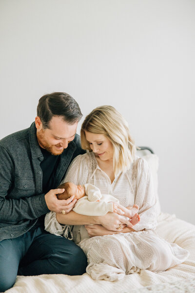 In Home Lifestyle Newborn Photo Session Spring Hill TN