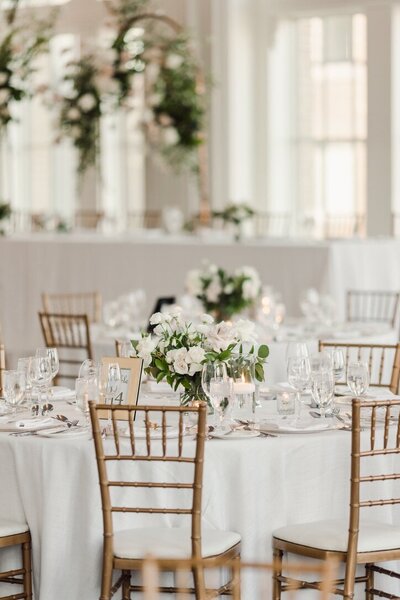 Wedding reception space