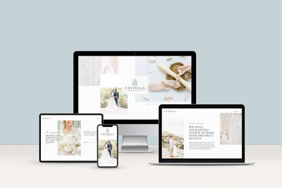 all-in-one bundle for branding and website design for wedding planners and photographers