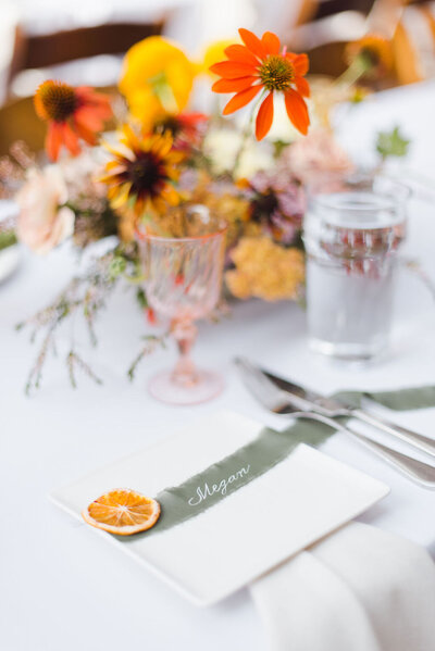 Dreaming of whimsical florals and Italian cuisine , featured on the Brontë Bride Blog.