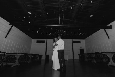 private dance with bride groom wedding reception at rosewood venue mt vernon east texas wedding outdoor ceremony