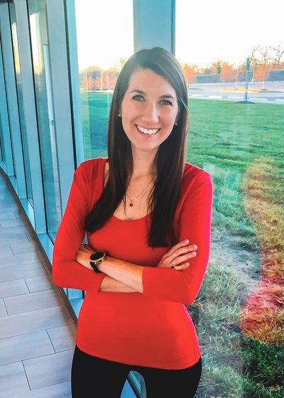 Dr. Emily strives to make going the dentist fun so a jumping headshot seemed like the perfect choice!