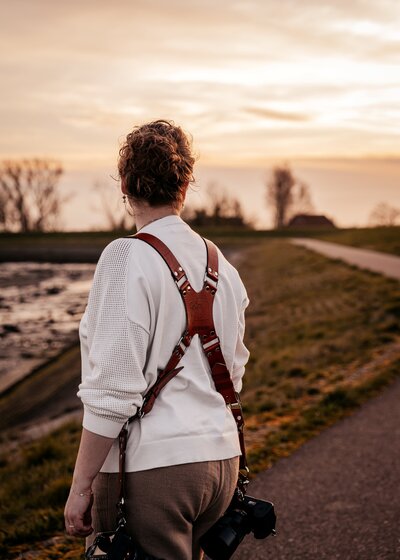 Te zien Geertje tijdens de cursus basis fotografie