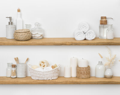 Organized and Styled Bathroom