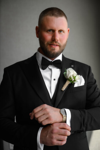 wedding photos at Coffee Oysters & Champagne Bar in Toronto