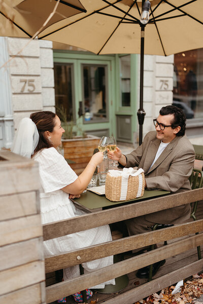 An elopement in Portland, Maine Photos by Hattie Mae Photography. Portland, Maine Elopement Inspiration. 