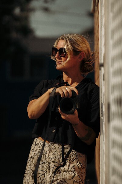 A portrait of Nicci at a brand photoshoot, Sunshine Coast