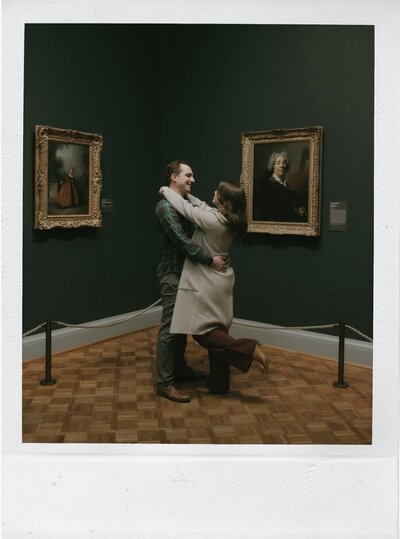 Engagement Session at Chicago Art Museum