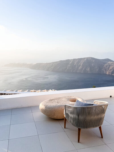 Chairs On Roof Patio
