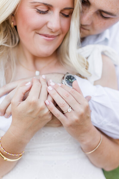 Engagement photography at Loose Park Kansas City missouri 