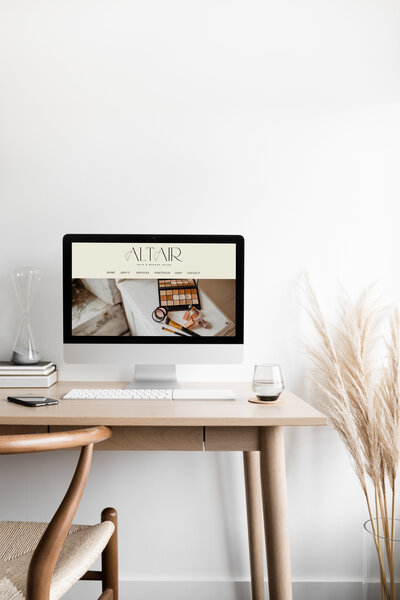 Website designed for a make up artist in Peterborough, Ontario