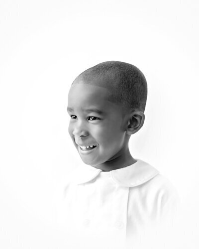 Four year old boy heirloom portrait